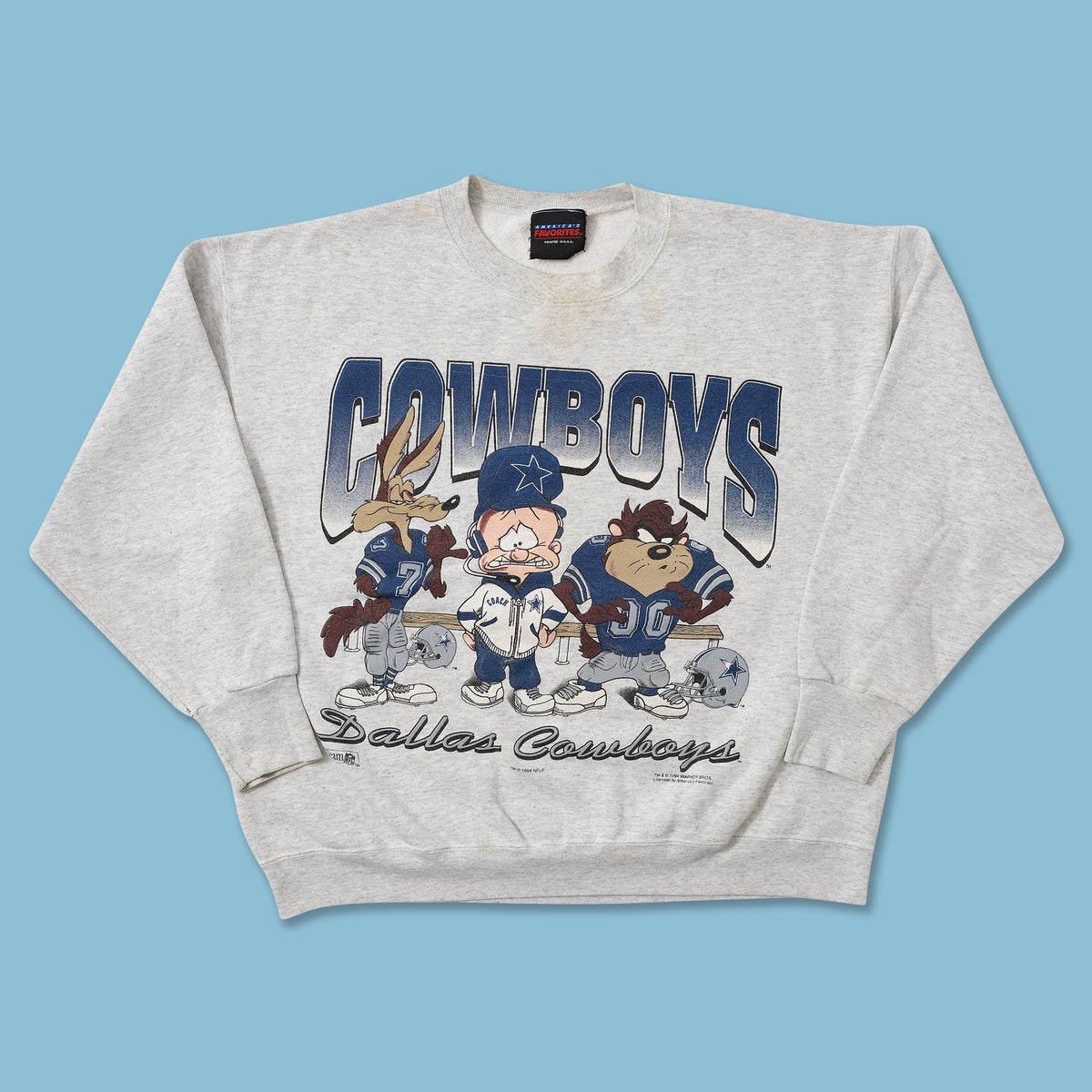 *VINTAGE* Dallas Cowboys 1994 Looney Tunes Sweatshirt (L)