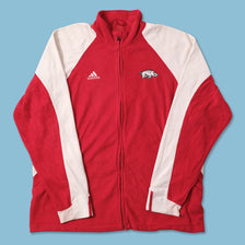 Adidas Arkansas Razorbacks Fleece Jacket Large