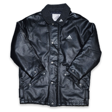Vintage adidas Leather Coach Jacket Large