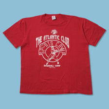 Vintage The Atlantic Club Baseball Camp T-Shirt Medium