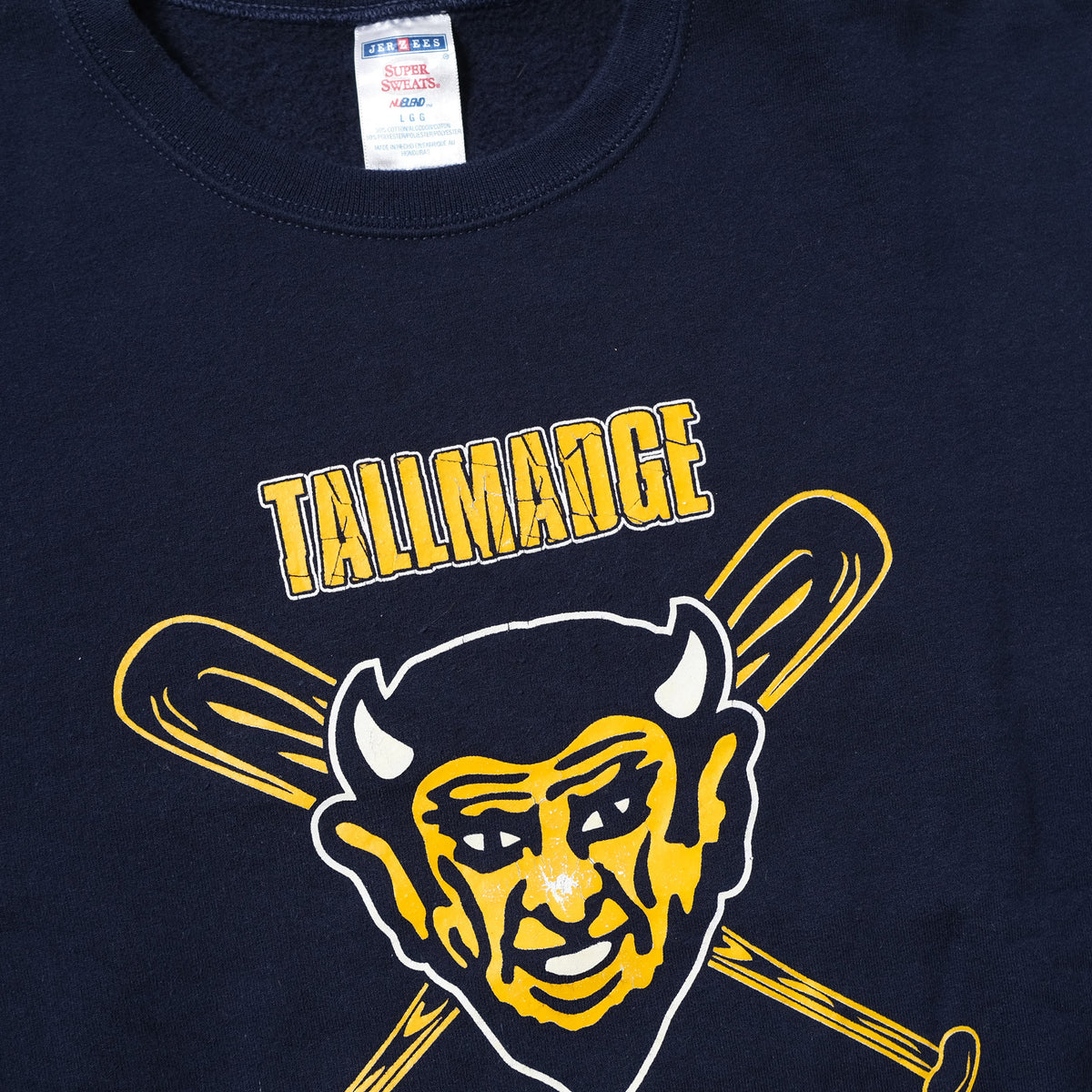 Vintage Talmadge Blue Devils Sweater Large Double Double Vintage