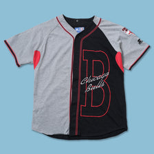 Vintage Starter Chicago Bulls Hooded Baseball Jersey Large