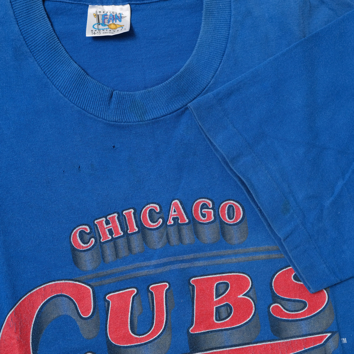 MLB Chicago Cubs Women's Short Sleeve V-Neck Fashion T-Shirt