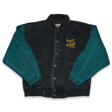 Vintage Denim College Jacket Medium