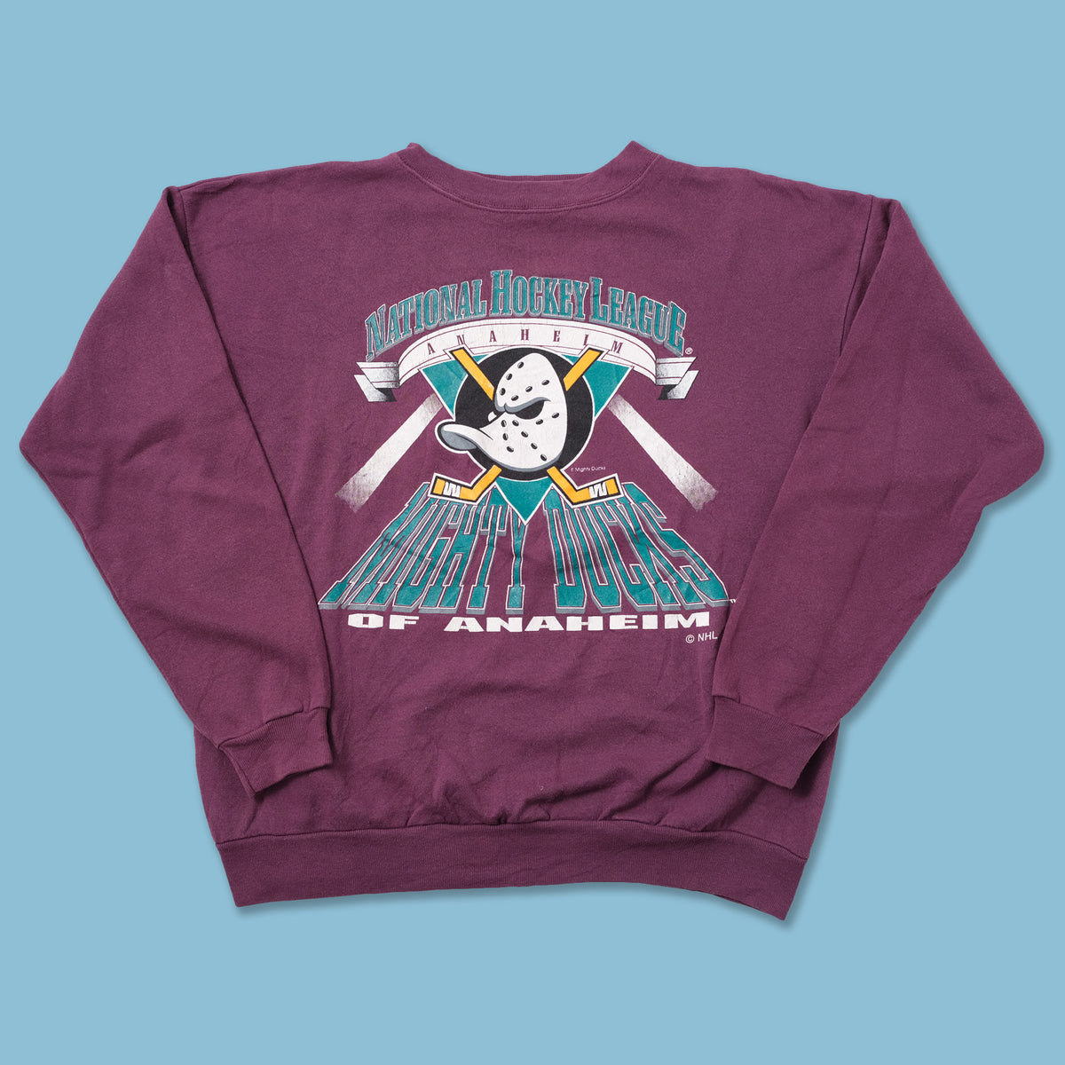 Artshirt-Factory Mighty Ducks Sweater - Premium Baumwoll-Pullover | Mit Motiv-Druck