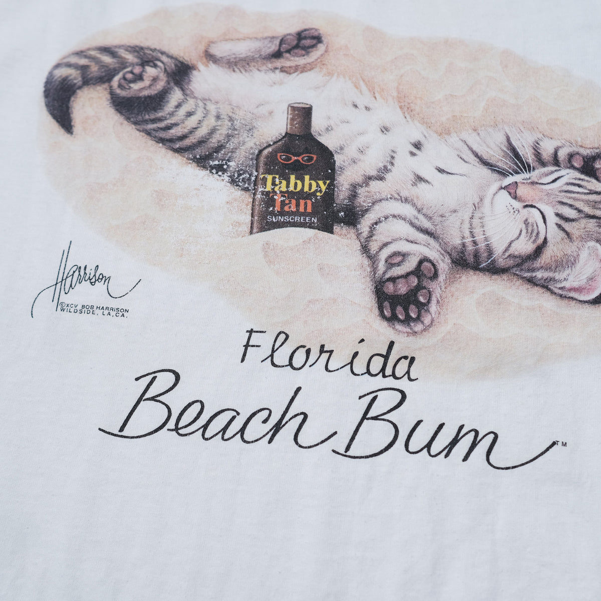 Beach bum cat t shirt sales