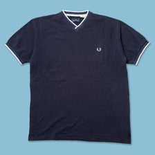 Vintage Fred Perry V-Neck T-Shirt Medium