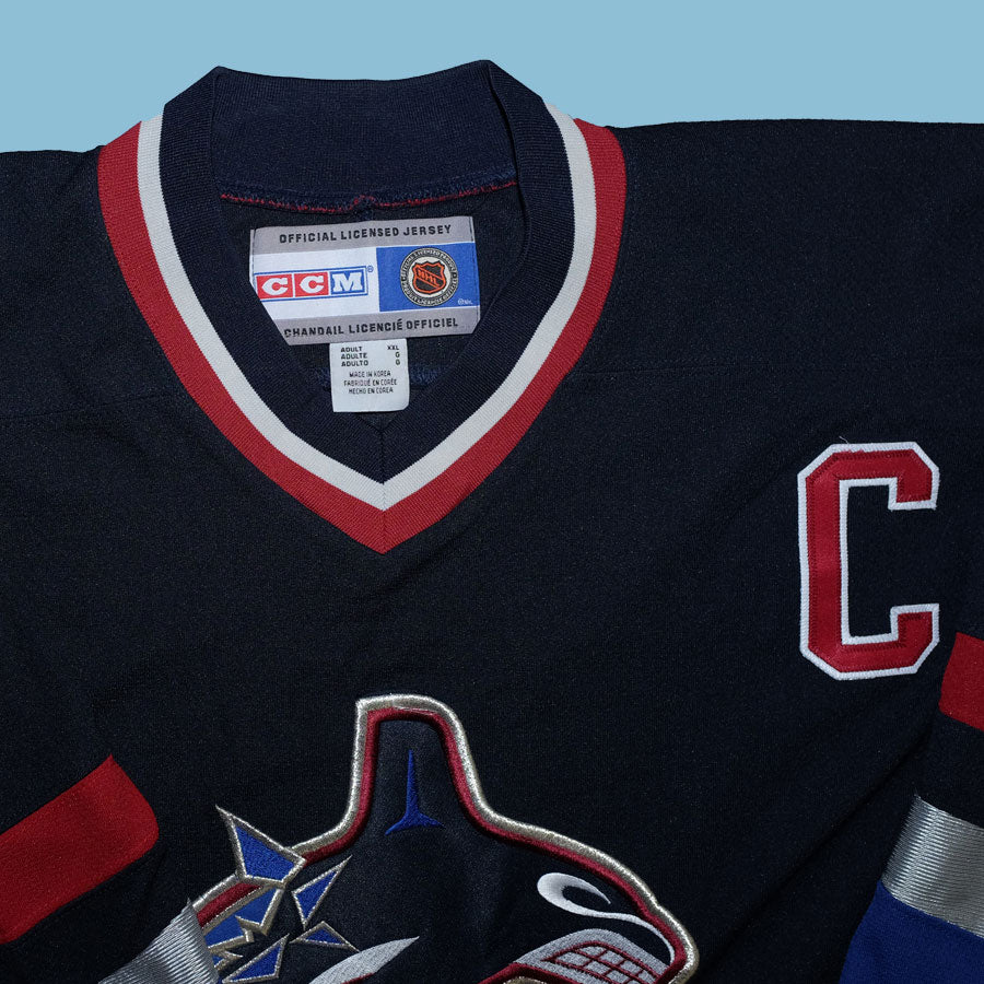 Vintage CCM Vancouver Canucks Markus Naslund #19 Official NHL Jersey Adult  XL
