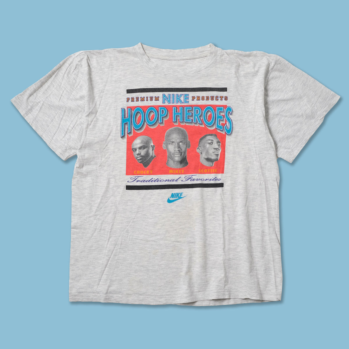 Vintage Nike Hoop Heroes T-Shirt XLarge Double Double Vintage