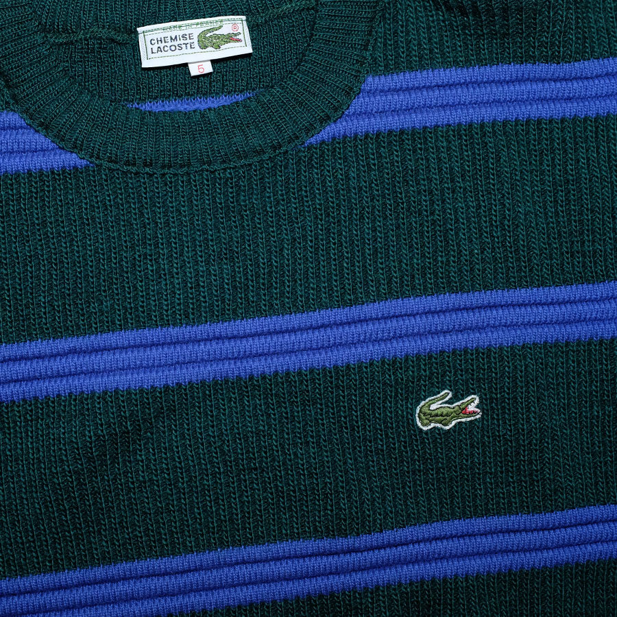 Vintage Lacoste Knit Sweater Large Double Double Vintage