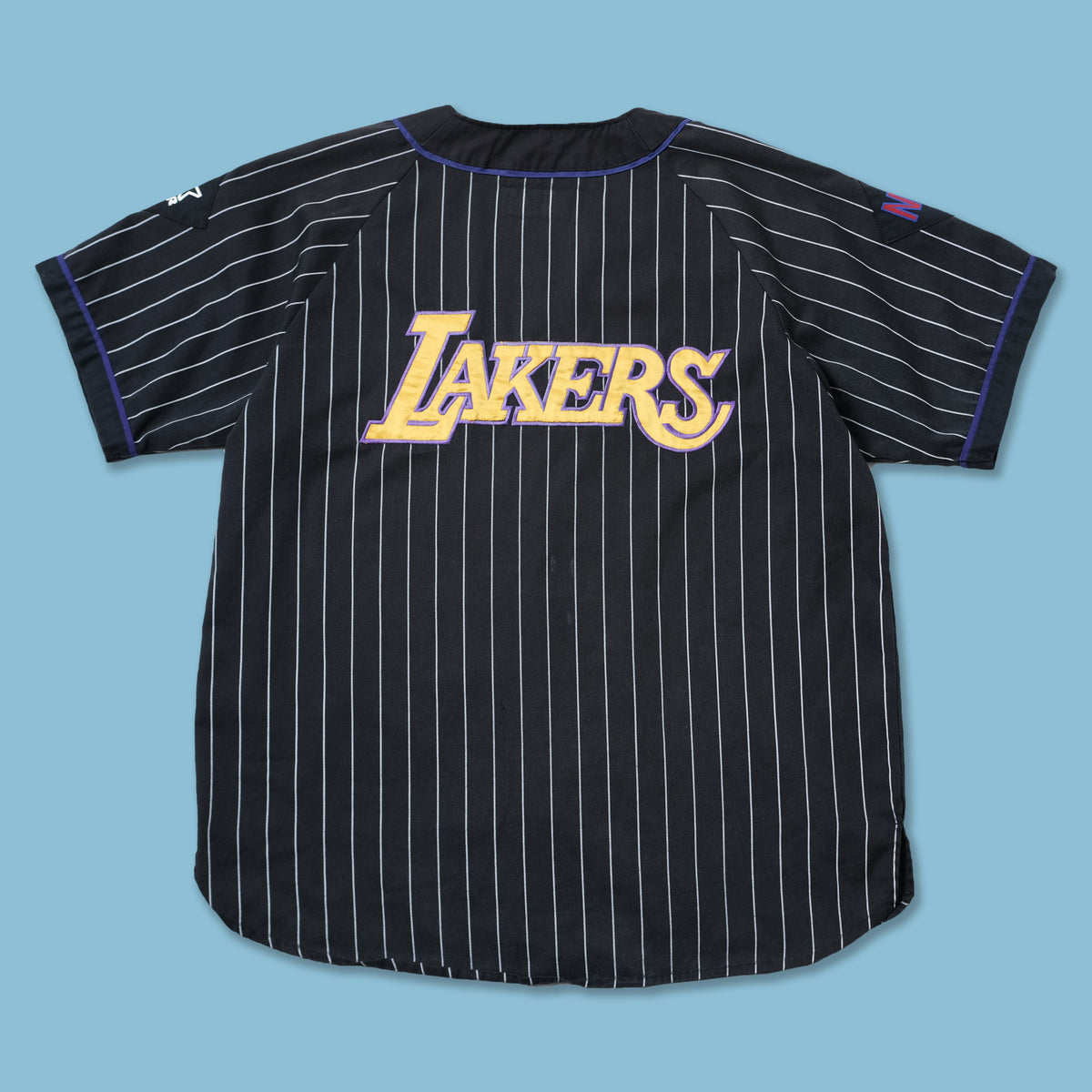 Vintage Starter Los Angeles Lakers Baseball Jersey Xlarge Double Double Vintage 1345