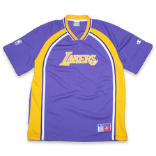 Vintage Champion LA Lakers Shooting Shirt XLarge - Double Double Vintage