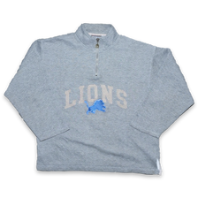 Vintage Detroit Lions Q-Zip Sweater Medium - Double Double Vintage
