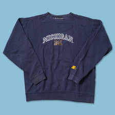 Vintage Starter Michigan Wolverines Sweater Large