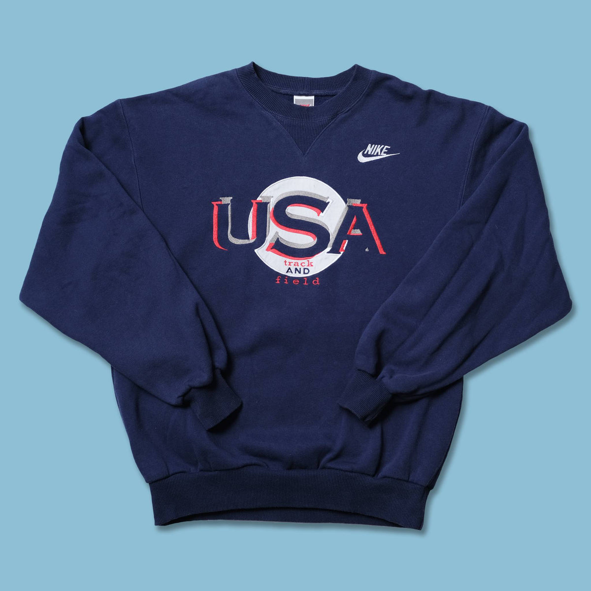 Vintage Nike Track & Field USA Sweater Medium / Large | Double ...