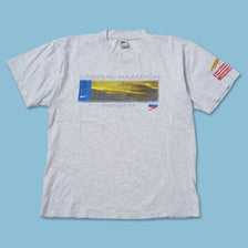 Vintage 1997 Nike Jungfrau Marathon T-Shirt Medium