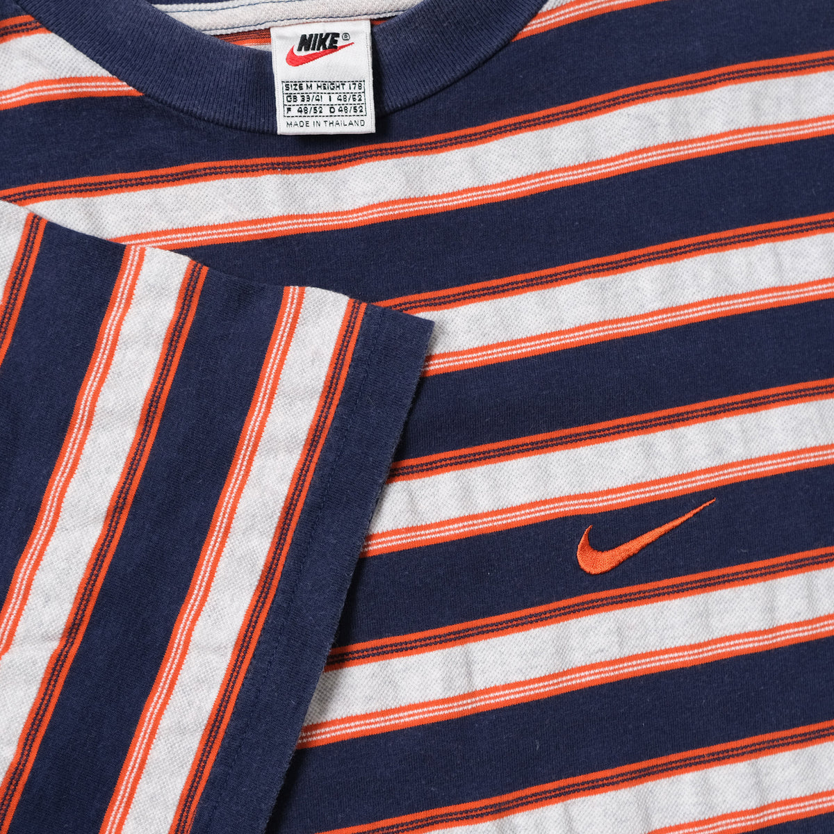 Vintage nike striped t shirt hot sale