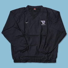 Vintage Nike V-Neck Athletics Windbreaker Large