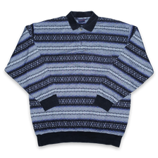 Vintage Pattern Sweater XLarge - Double Double Vintage