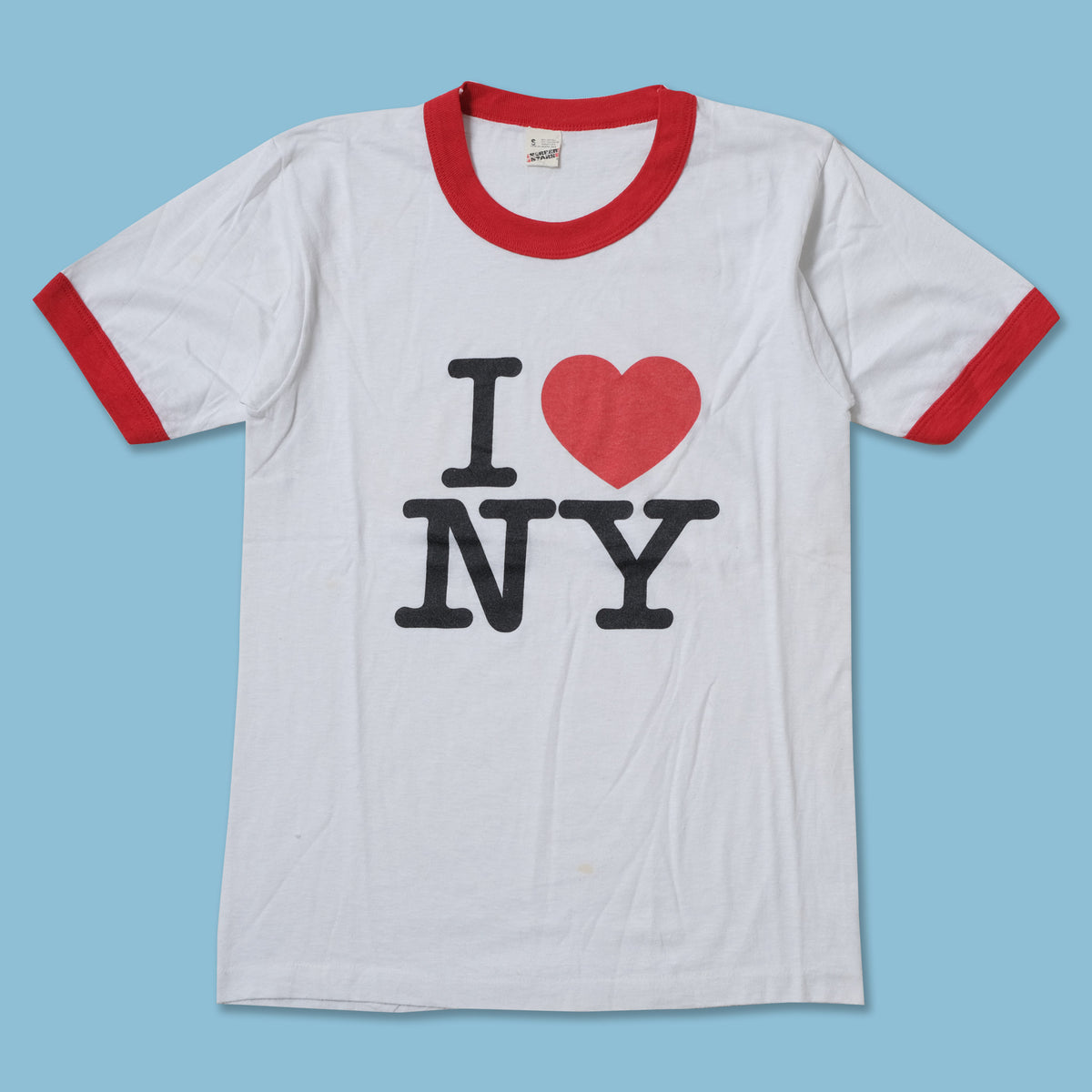 Vintage 80s I LOVE NY Women's T-Shirt Small | Double Double