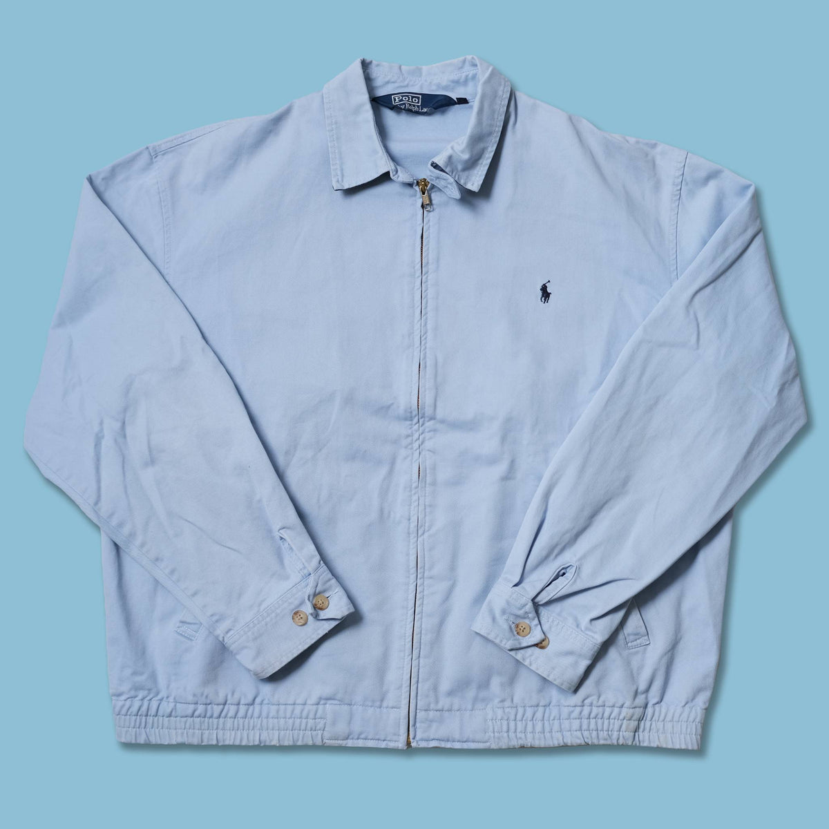 Ralph lauren light blue jacket best sale