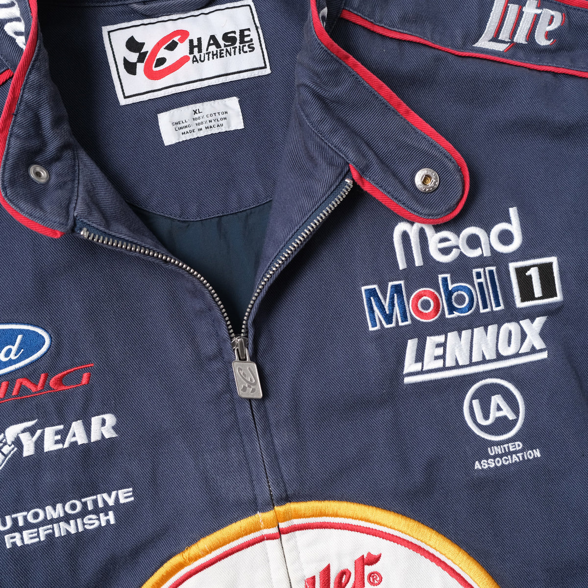 Vintage Miller Lite Racing Jacket XLarge Double Double Vintage