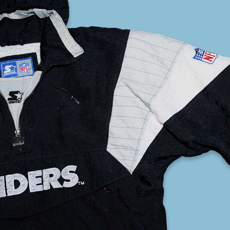 STARTER NFL OAKLAND RAIDERS アノラックパーカー XL Raiders starter jacket xl - Gem