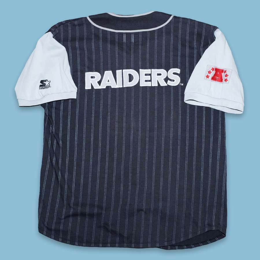 Oakland raiders best sale baseball jersey