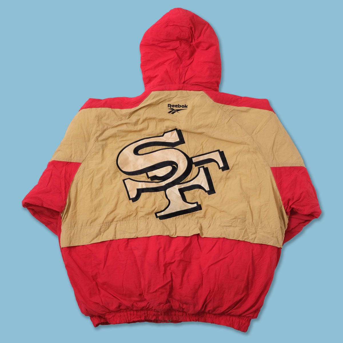 Vintage Reebok San Francisco 49ers Padded Jacket XLarge