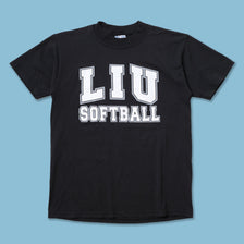 Vintage LIU Soft Ball T-Shirt Medium