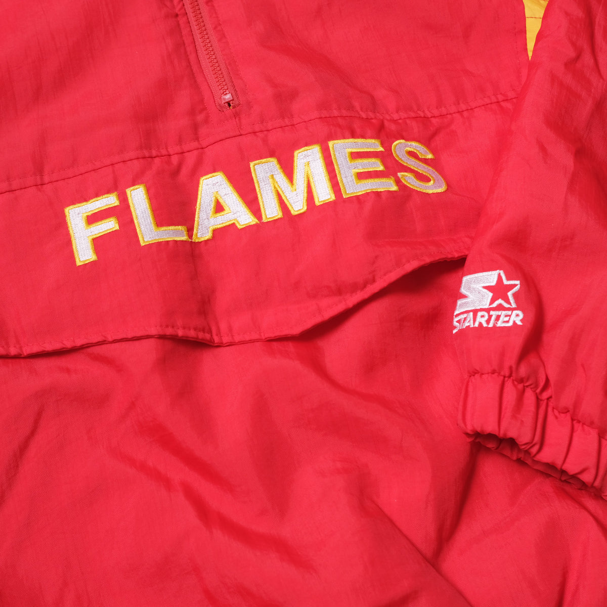 Vintage Starter Calgary Flames Anorak Large Double Double Vintage