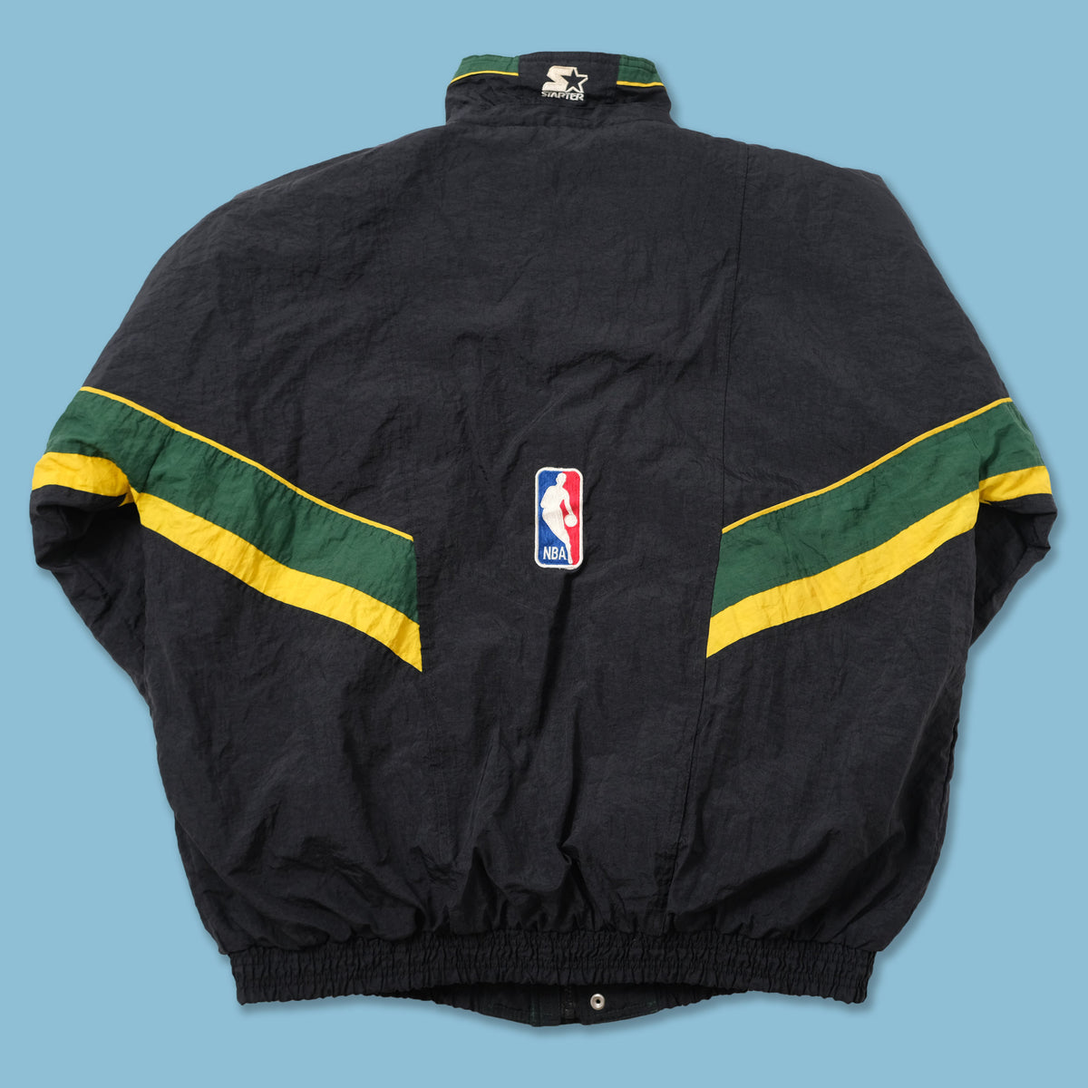 STARTER NBA SONICS ナイロンジャケット プルオーバー Vintage 90s Starter NBA Seattle SuperSonics Puffer Bomber Winter