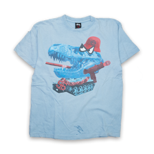Vintage Stussy Dinosaur Print T-Shirt Medium - Double Double Vintage