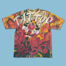 Vintage Tattoo All Over Print T-Shirt XLarge
