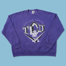 Vintage TCU Sweater XXLarge