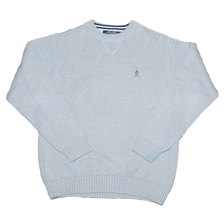 Vintage Tommy Hilfiger Crest Knit Sweater Medium - Double Double Vintage