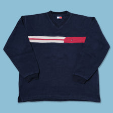 Vintage Tommy Hilfiger V-Neck Sweater Large