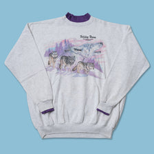 Vintage Wolf Sweater XLarge