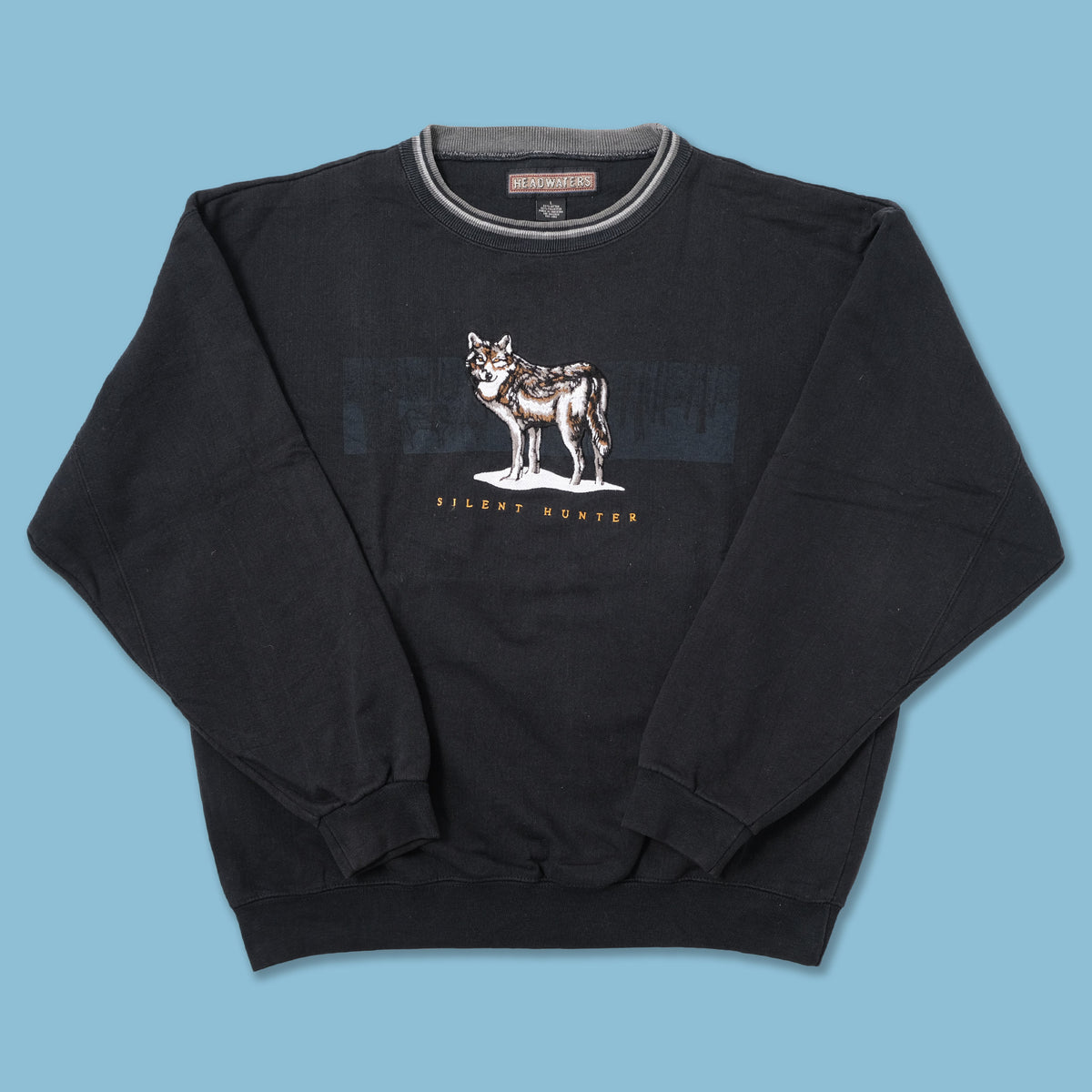 Vintage Wolf Sweater Large Double Double Vintage