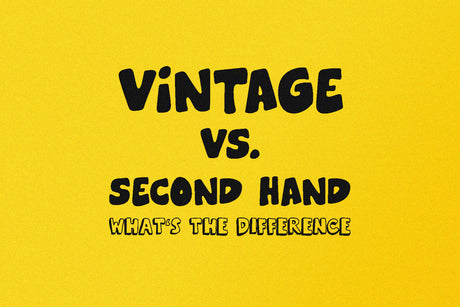 The Difference between vintage and second hand Double Double Vintage