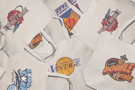 Double Double NBA Tote Bags