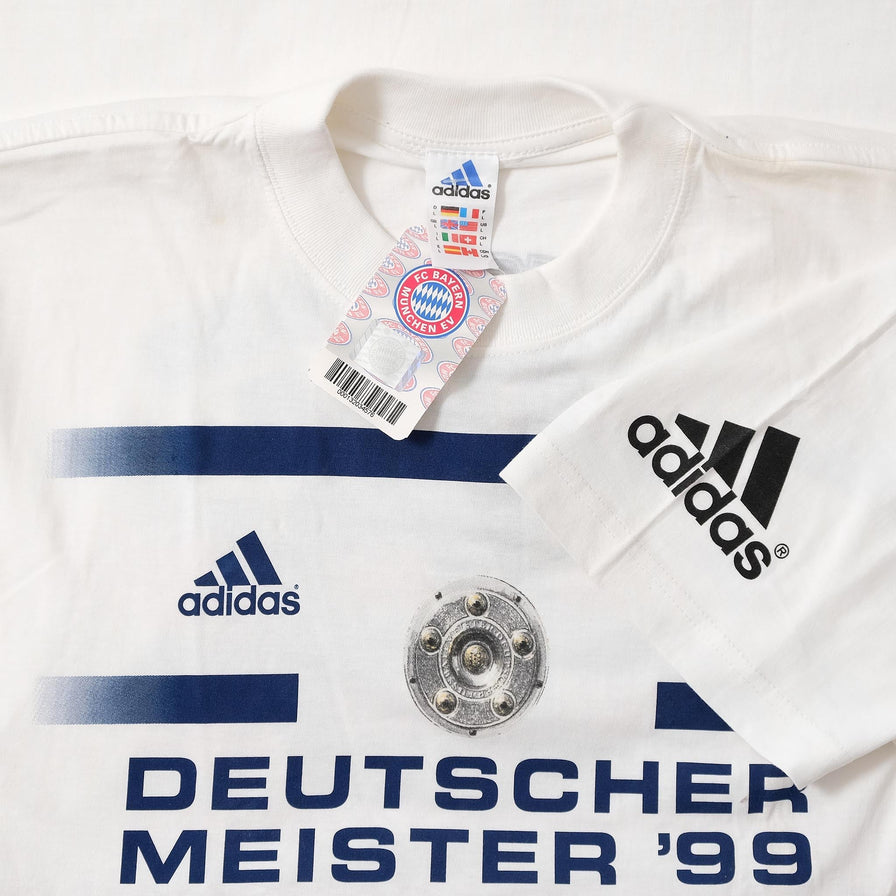 1999 DS adidas FC Bayern T-Shirt Large 