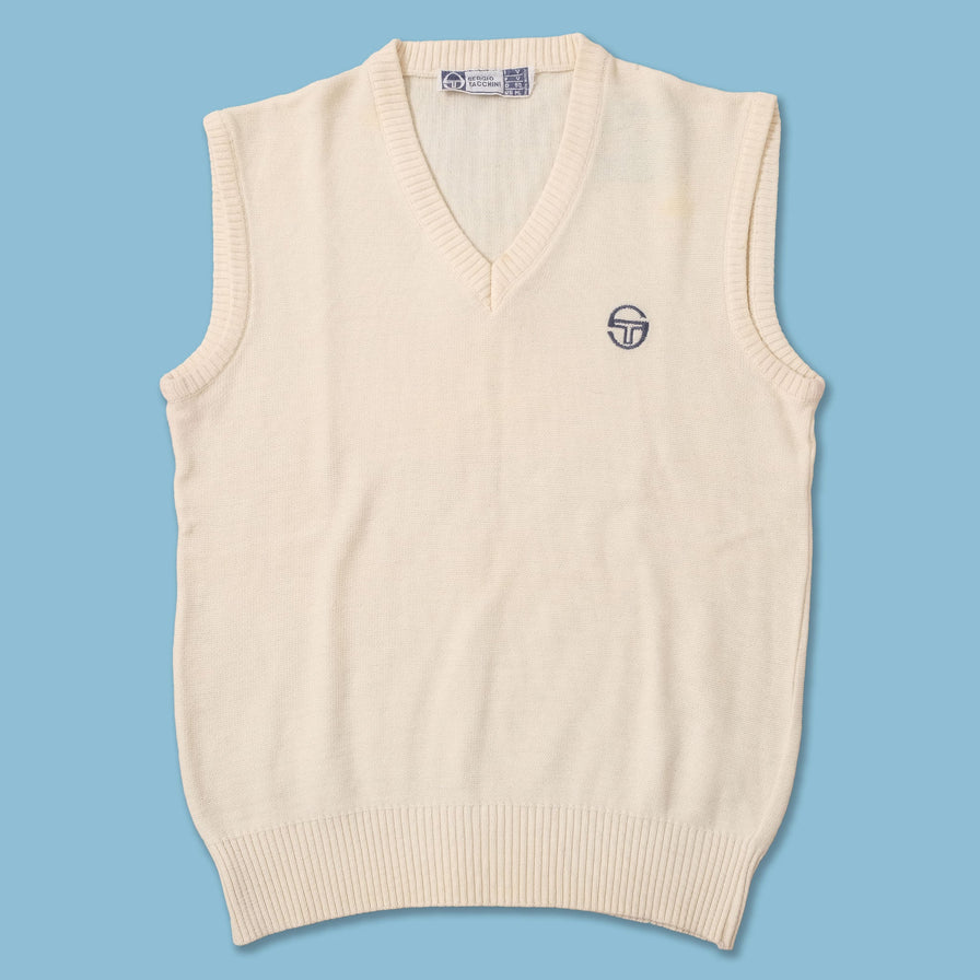 Vintage Sergio Tacchini Knit Vest Medium 