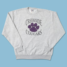 Vintage Creekside Cougars Sweater Large 