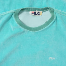 Vintage Fila Velour Sweater Medium 
