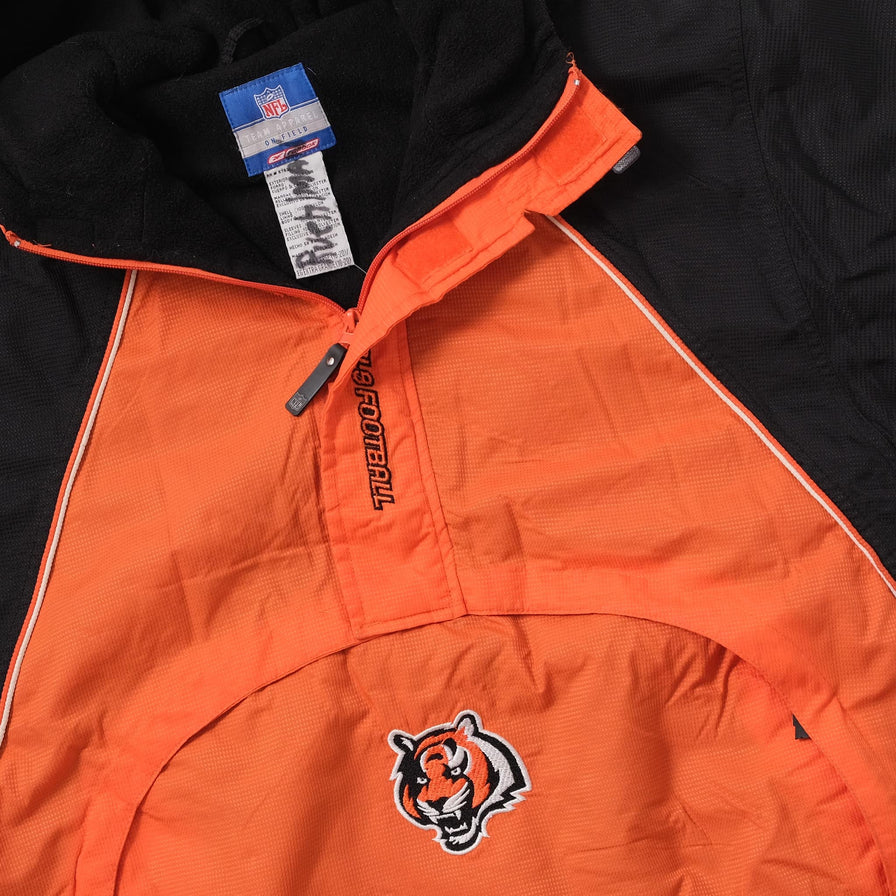 Vintage Reebok Cincinnati Bengals Anorak Medium 