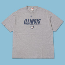 Vintage Nike Illinois Football T-Shirt XLarge 