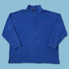 Vintage Polo Ralph Lauren Q-Zip Sweater XXLarge 