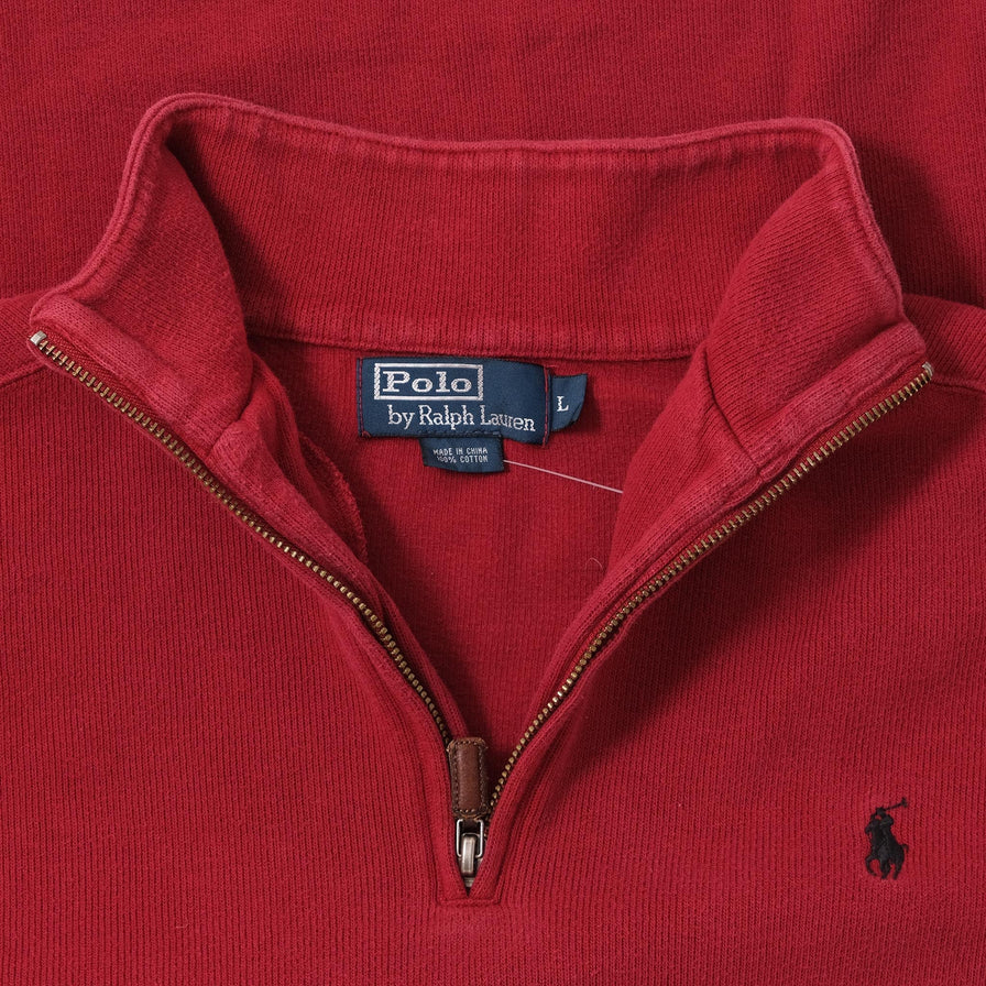 Polo Ralph Lauren Q-Zip Sweater Large 