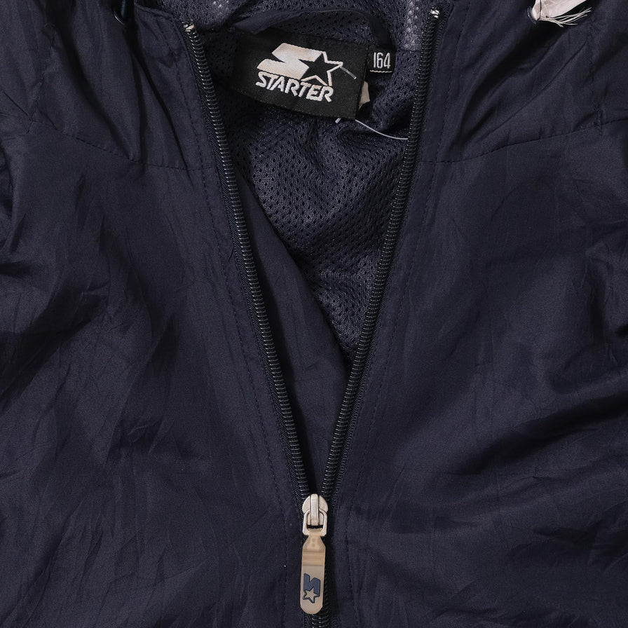 Vintage Starter Athletics Half Zip Windbreaker Large 
